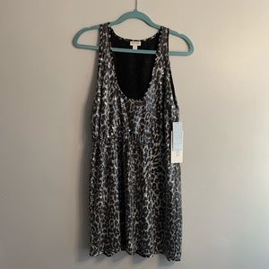 NWT Rodarte for Target Gray Sequin Leopard Dress